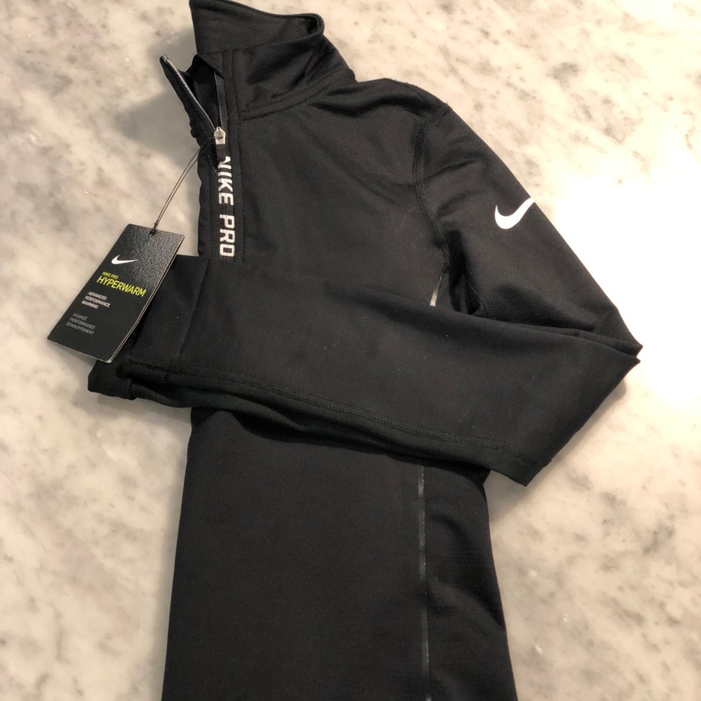Girls Nike pro hyper warm jacket